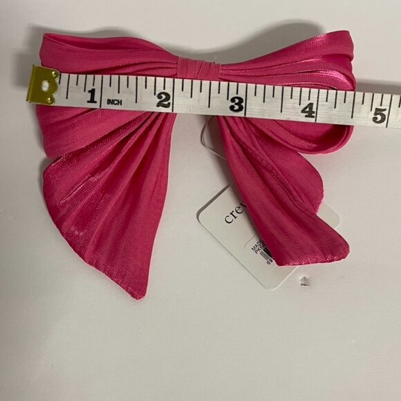 J. Crew Set of TWO Hair Bow Barrette Accessories OS NWT - Picture 9 of 10